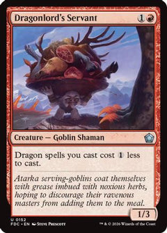 Dragonlord's Servant (FDC-152) - Commander: Foundations-1