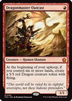 Dragonmaster Outcast (FDC-153) - Commander: Foundations-1