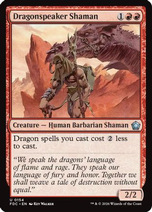 Dragonspeaker Shaman (FDC-154) - Commander: Foundations-1