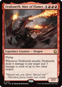 Drakuseth, Maw of Flames (FDC-155) - Commander: Foundations-1