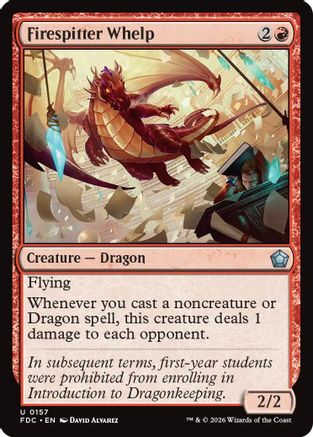 Firespitter Whelp (FDC-157) - Commander: Foundations-1