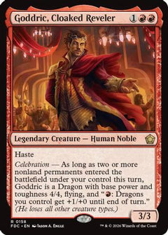 Goddric, Cloaked Reveler (FDC-158) - Commander: Foundations-1