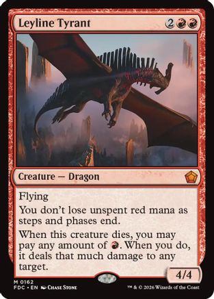 Leyline Tyrant (FDC-162) - Commander: Foundations-1