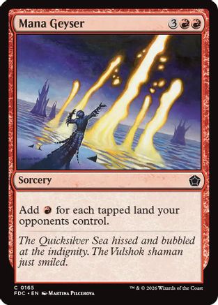 Mana Geyser (FDC-165) - Commander: Foundations-1