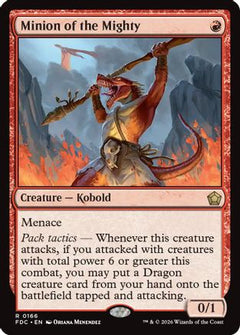 Minion of the Mighty (FDC-166) - Commander: Foundations-1