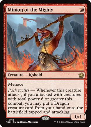 Minion of the Mighty (FDC-166) - Commander: Foundations-1