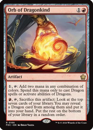 Orb of Dragonkind (FDC-168) - Commander: Foundations-1