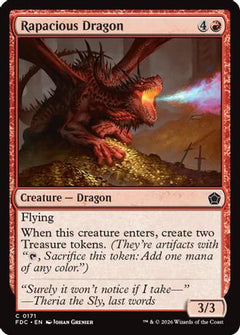 Rapacious Dragon (FDC-171) - Commander: Foundations-1