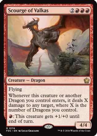 Scourge of Valkas (FDC-174) - Commander: Foundations-1