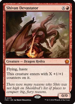 Shivan Devastator (FDC-175) - Commander: Foundations-1