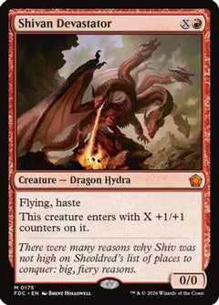 Shivan Devastator (FDC-175) - Commander: Foundations-1
