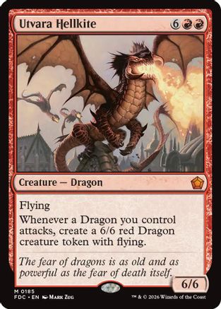Utvara Hellkite (FDC-185) - Commander: Foundations-1