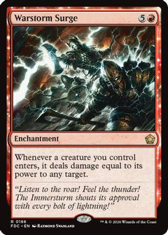Warstorm Surge (FDC-186) - Commander: Foundations-1