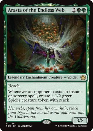 Arasta of the Endless Web (FDC-188) - Commander: Foundations-1