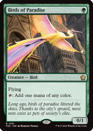Birds of Paradise (FDC-191) - Commander: Foundations-1