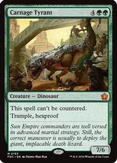 Carnage Tyrant (FDC-193) - Commander: Foundations-1