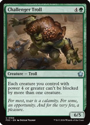 Challenger Troll (FDC-194) - Commander: Foundations-1