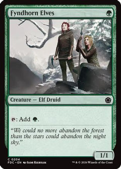 Fyndhorn Elves (FDC-204) - Commander: Foundations-1
