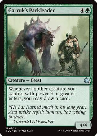 Garruk's Packleader (FDC-205) - Commander: Foundations-1