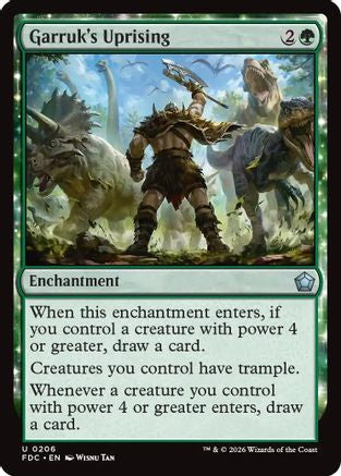 Garruk's Uprising (FDC-206) - Commander: Foundations-1