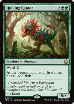 Hulking Raptor (FDC-210) - Commander: Foundations-1