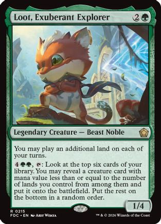 Loot, Exuberant Explorer (FDC-215) - Commander: Foundations-1