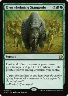 Overwhelming Stampede (FDC-218) - Commander: Foundations-1