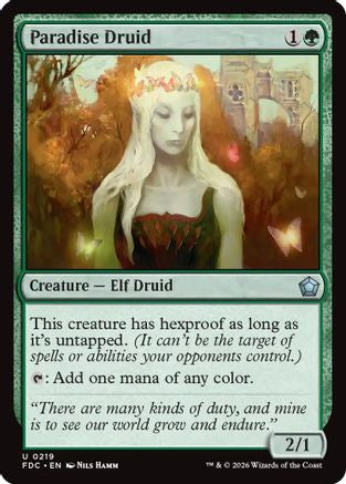 Paradise Druid (FDC-219) - Commander: Foundations-1