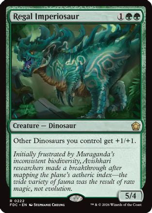 Regal Imperiosaur (FDC-222) - Commander: Foundations-1