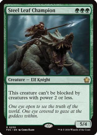 Steel Leaf Champion (FDC-230) - Commander: Foundations-1