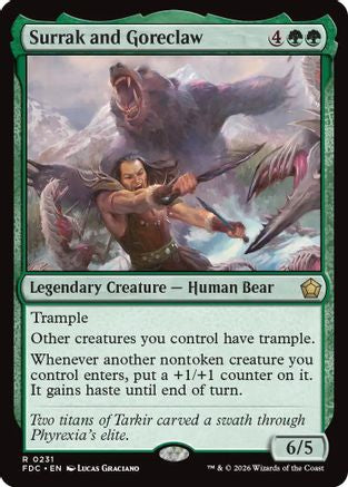 Surrak and Goreclaw (FDC-231) - Commander: Foundations-1