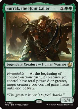 Surrak, the Hunt Caller (FDC-232) - Commander: Foundations-1