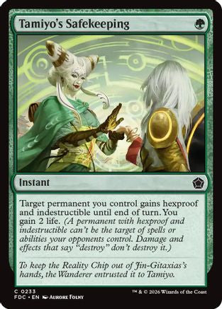 Tamiyo's Safekeeping (FDC-233) - Commander: Foundations-1