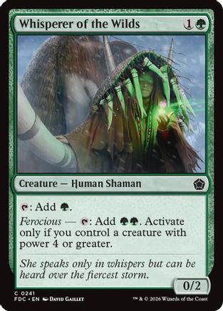 Whisperer of the Wilds (FDC-241) - Commander: Foundations-1