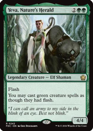 Yeva, Nature's Herald (FDC-242) - Commander: Foundations-1