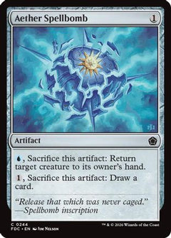 Aether Spellbomb (FDC-244) - Commander: Foundations-1