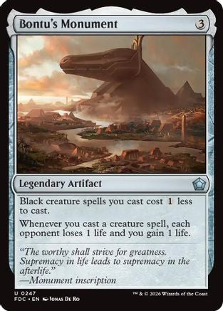 Bontu's Monument (FDC-247) - Commander: Foundations-1