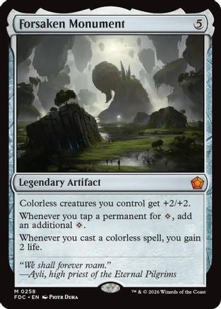 Forsaken Monument (FDC-258) - Commander: Foundations-1