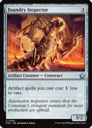 Foundry Inspector (FDC-259) - Commander: Foundations-1