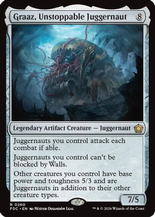 Graaz, Unstoppable Juggernaut (FDC-260) - Commander: Foundations-1