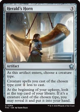 Herald's Horn (FDC-264) - Commander: Foundations-1