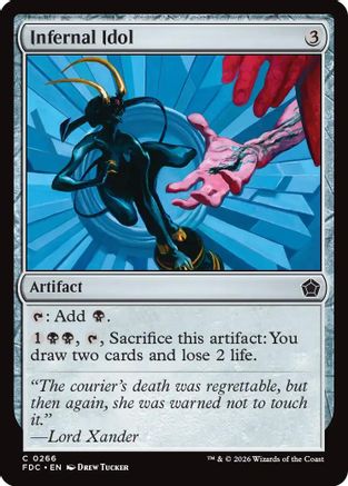 Infernal Idol (FDC-266) - Commander: Foundations-1