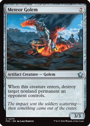 Meteor Golem (FDC-270) - Commander: Foundations-1
