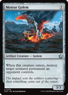 Meteor Golem (FDC-270) - Commander: Foundations-1