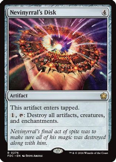 Nevinyrral's Disk (FDC-276) - Commander: Foundations-1