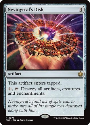 Nevinyrral's Disk (FDC-276) - Commander: Foundations-1