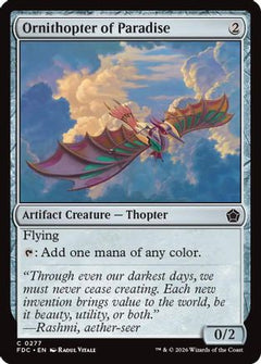 Ornithopter of Paradise (FDC-277) - Commander: Foundations-1