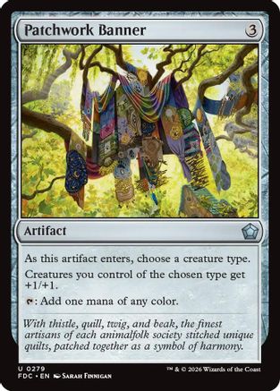 Patchwork Banner (FDC-279) - Commander: Foundations-1