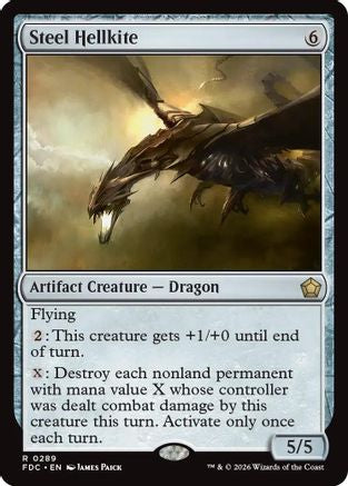 Steel Hellkite (FDC-289) - Commander: Foundations-1