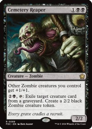 Cemetery Reaper (FDC-089) - Commander: Foundations-1